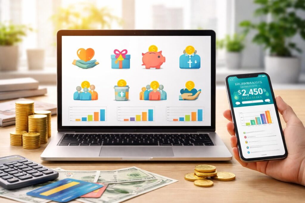 découvrez notre comparatif des meilleures plateformes de cagnotte en ligne pour choisir celle qui correspond le mieux à vos besoins et collectez facilement des fonds.