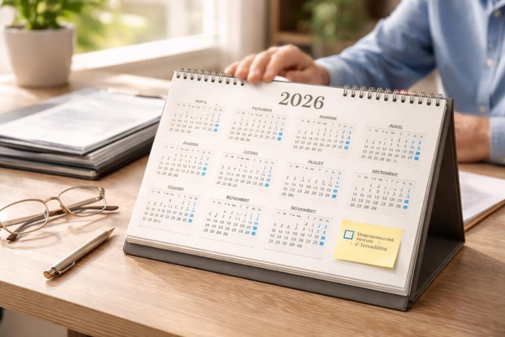 découvrez le calendrier complet du versement de la pension d'invalidité en 2026. informez-vous sur les dates clés et les modalités pour bien gérer vos paiements.